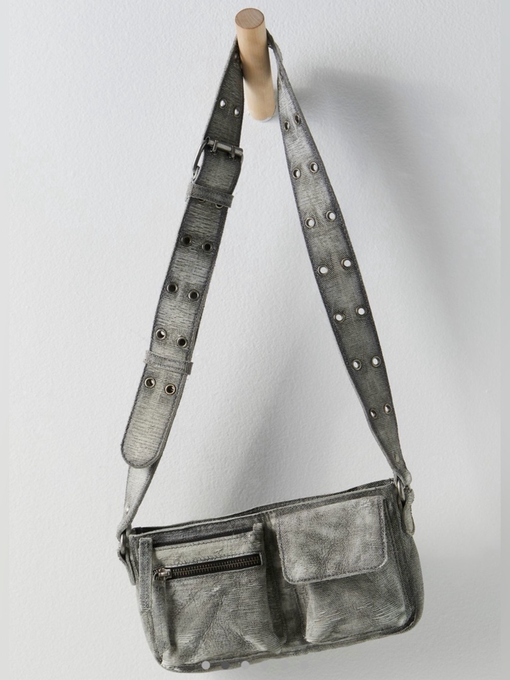 Free People Weathered Wade Sling, Gray